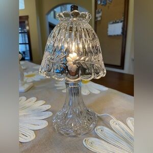 Princess House Lead Crystal Romance Lamp, #971